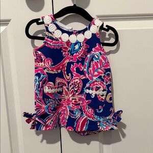 Lilly Pulitzer Pink and Blue Kids Dress